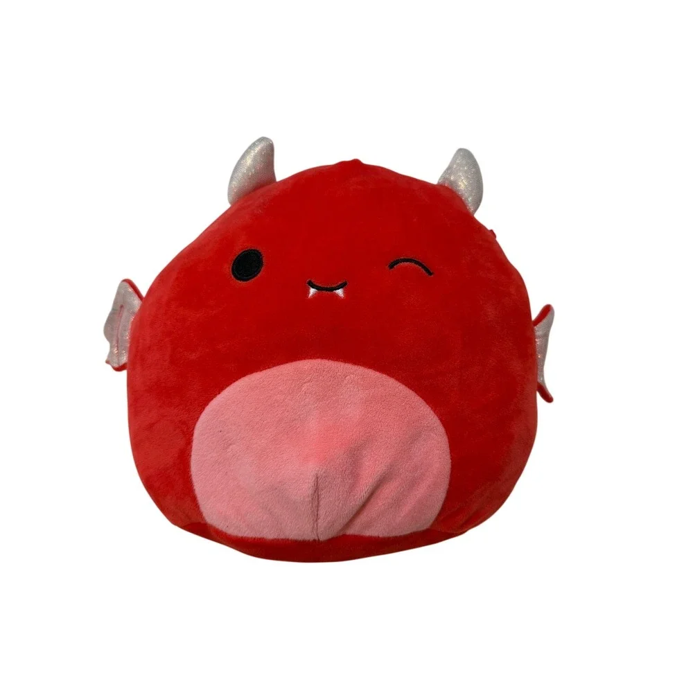 Squishmallows‎ Karlie Red Devil Plush 8 Inch Halloween Gothic Sparkle